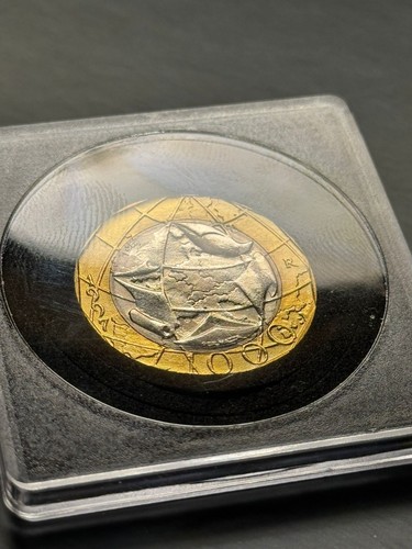 Moneta rara 1000 lire del - da,