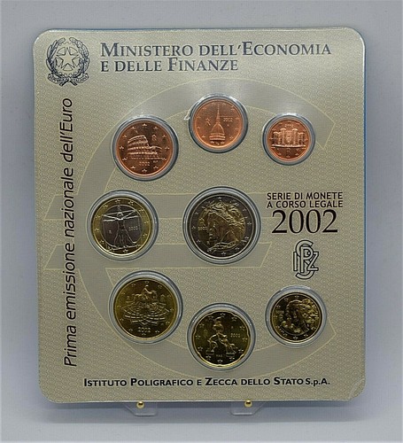 Italia 2002 set monete in - italia,
