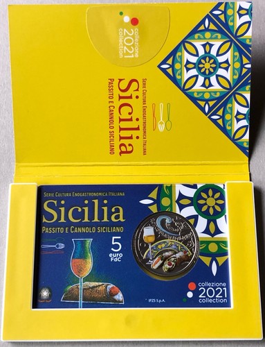 Italia 2021 moneta fdc euro - moneta, 5