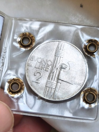 Moneta buono lire 1927 qspl - 2,
