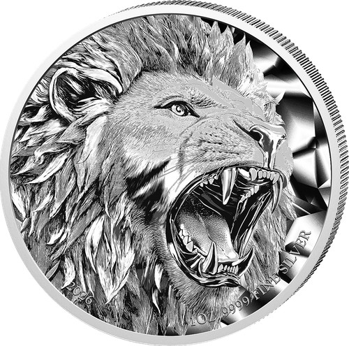 Moneta argento leone oz - leone,