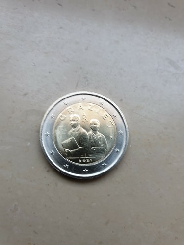 Una moneta euro rotolino - da,