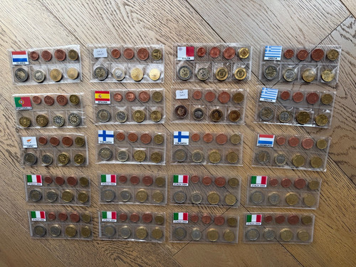 Serie monete cent - 1, a
