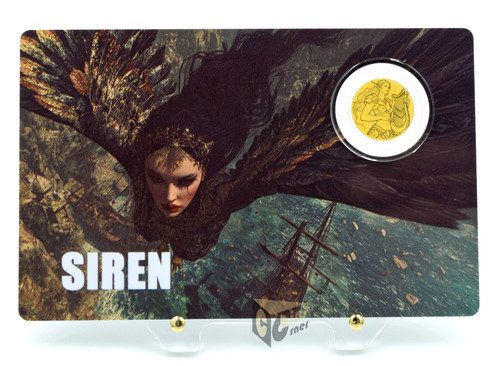 Sirena 1000 moneta d - oz, d'oro